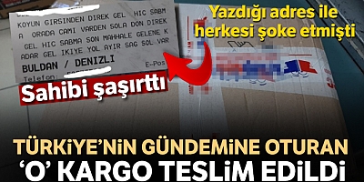 Türkiye’nin gündemine oturan ‘o’ kargo sahibine teslim edildi