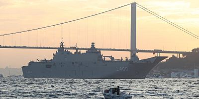 Türkiye'nin gururu TCG Anadolu 'Zafer Yolculuğu'na çıktı