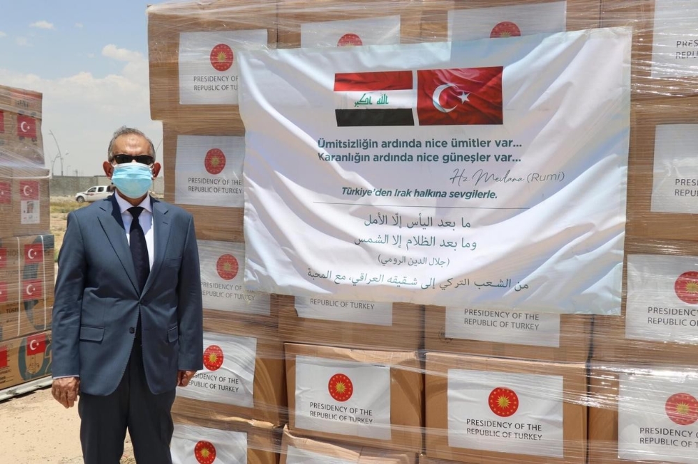 Türkiye’den Irak’a tıbbı yardım uçağı