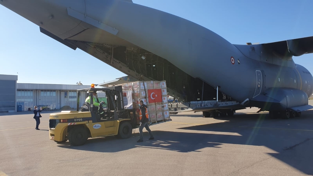 Türkiye’den Kosova’ya koronavirüs yardımı