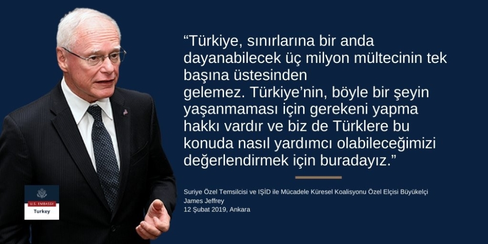 “Türkiye’nin Suriye’de özellikle İdlib’de askeri güç bulundurma noktasındaki bu meşru menfaatlerini anlıyor ve destekliyoruz”