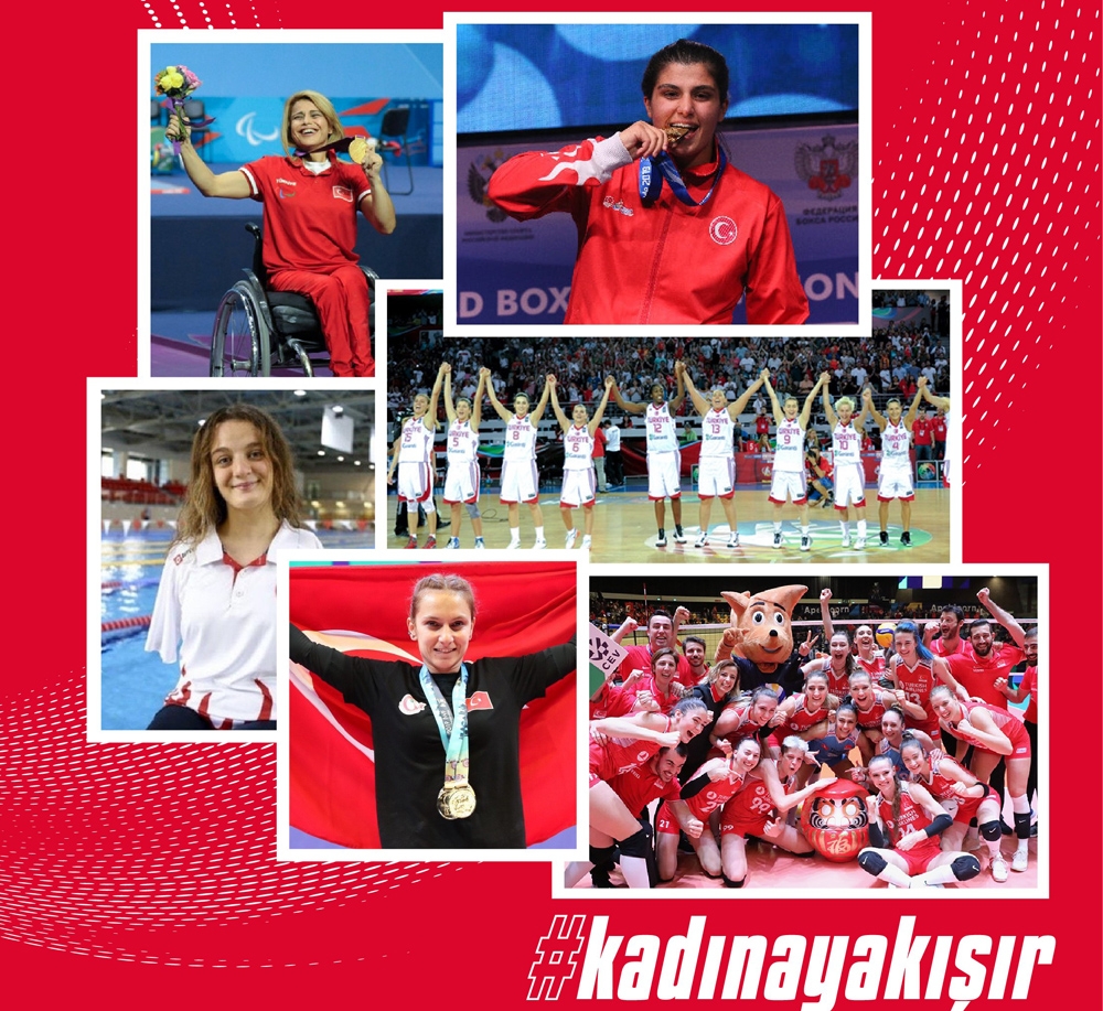 Türkoğlu’ndan kadın sporculara destek