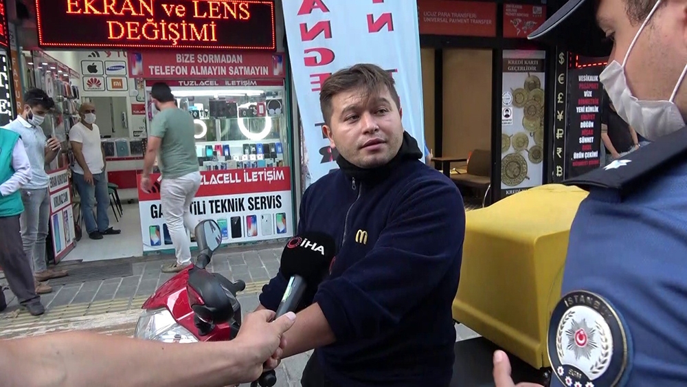 Tuzla’da maskesiz şahıstan polise tehdit