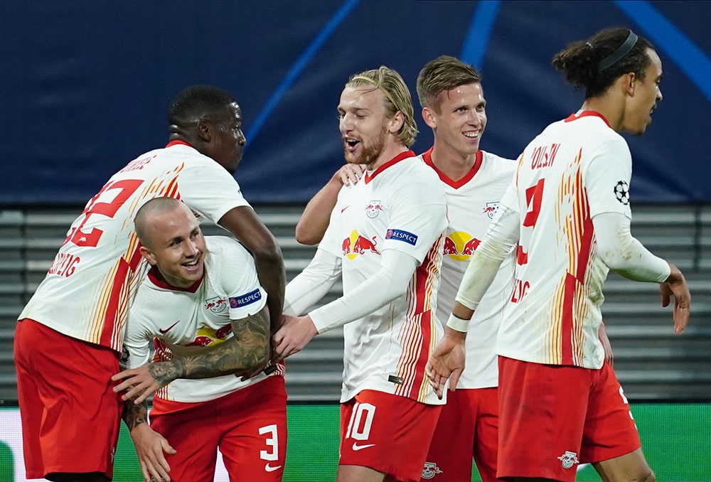 UEFA Şampiyonlar Ligi: Red Bull Leipzig: 2 - M.Başakşehir: 0 (İlk yarı)