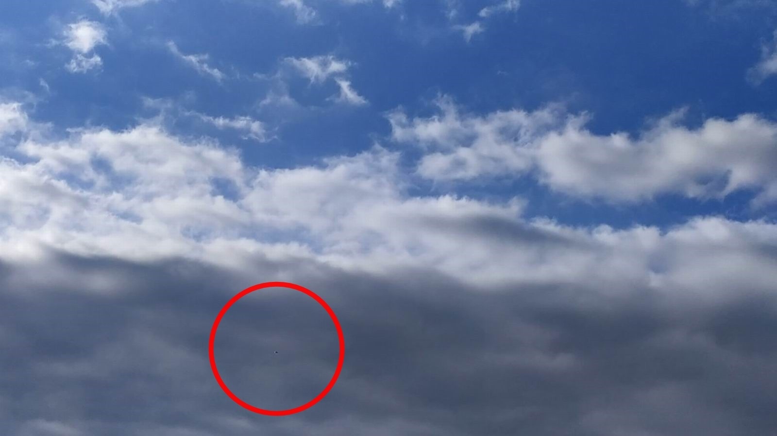 UFO sanıldı, meteoroloji balonu çıktı