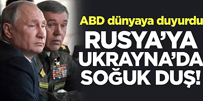 Ukrayna'da Rusya'ya soğuk duş! ABD dünyaya duyurdu
