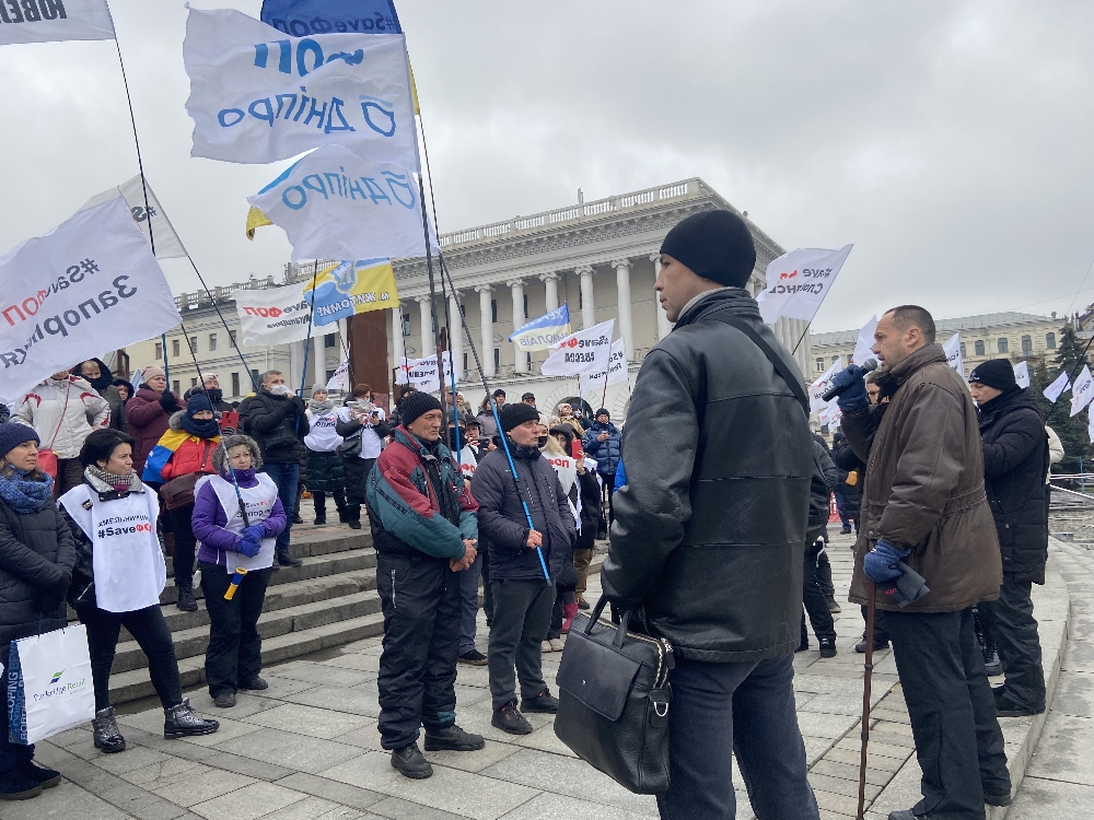 Ukrayna’da karantina karşıtı protestolar devam ediyor