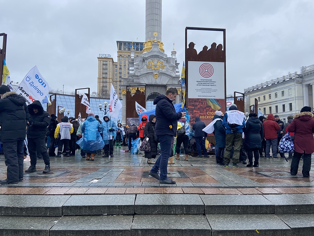 Ukrayna’da karantinanın sona ermesine rağmen protestolar devam ediyor