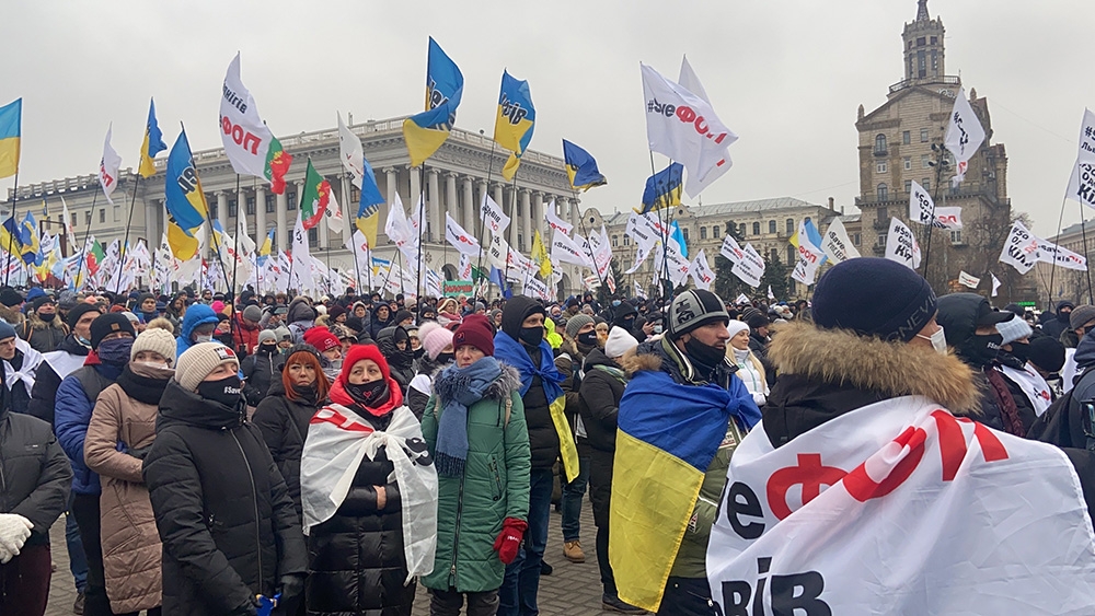 Ukrayna’daki eylemler 22’inci gününde de devam ediyor