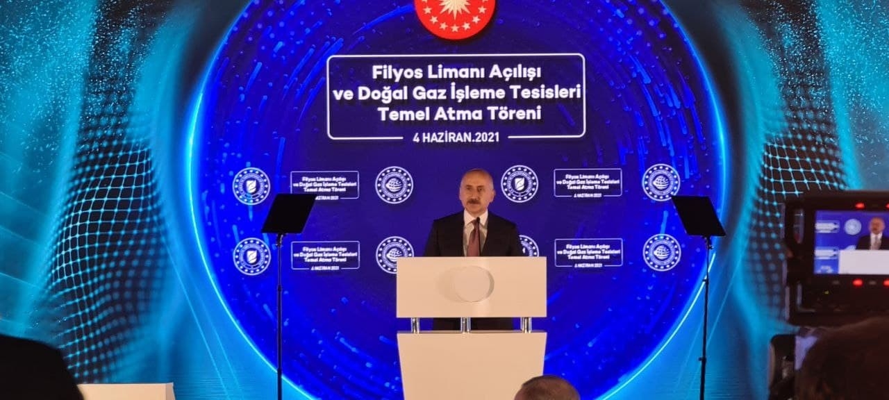 Ulaştırma ve Altyapı Bakanı Karaismailoğlu Filyos Limanı açılışında konuştu