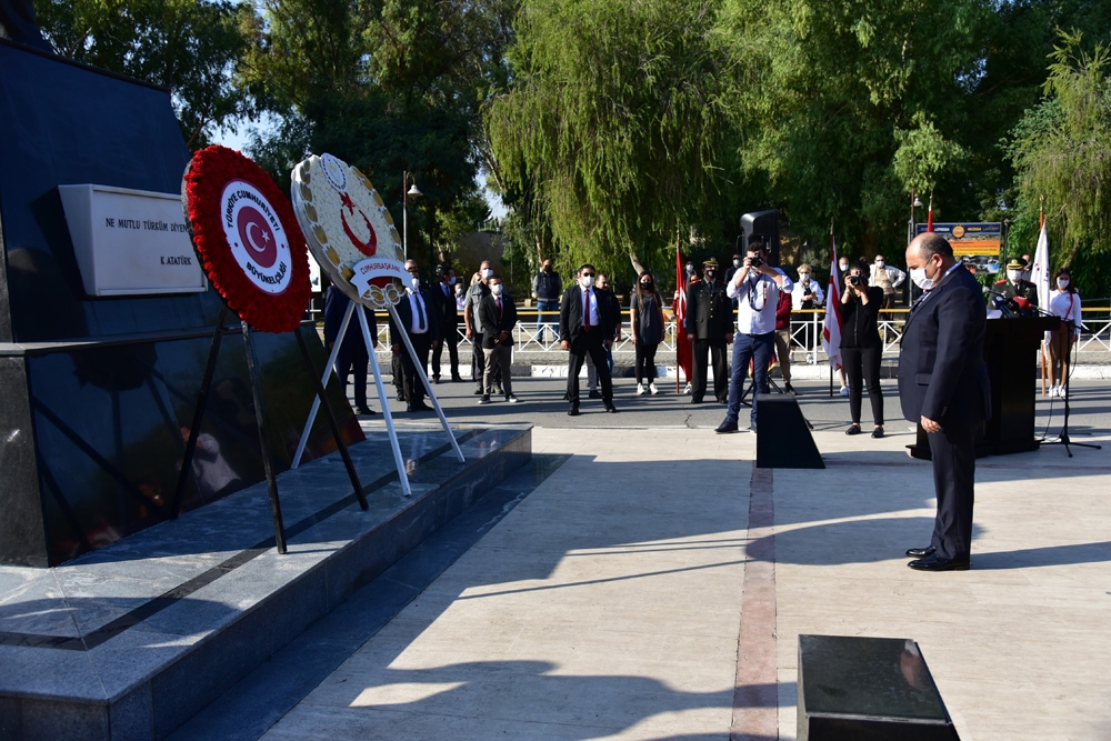 Ulu Önder Atatürk KKTC’de törenlerle anıldı