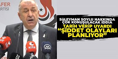  Ümit Özdağ: Şiddet dalgası planlanıyor
