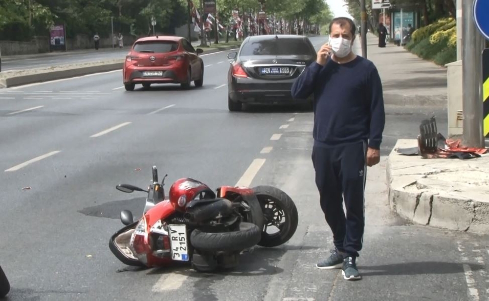 Ünlü çiğköfteci Ömer Aybak lüks otomobiliyle kaza geçirdi