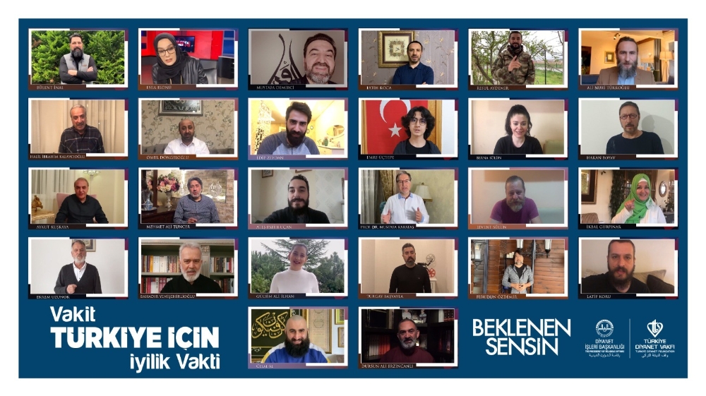 Ünlü isimlerden “Vakit Türkiye İçin İyilik Vakti” kampanyasına destek