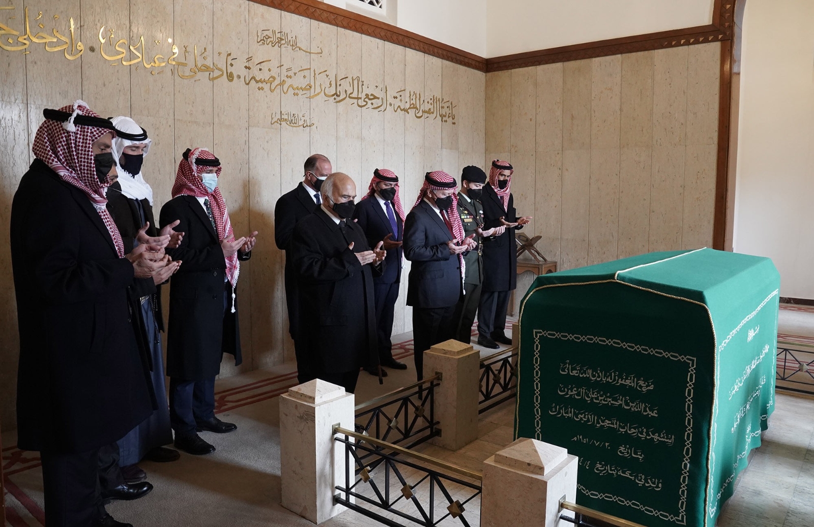 Ürdün Kralı 2. Abdullah ile Prens Hamza siyasi krizin ardından ilk kez yan yana