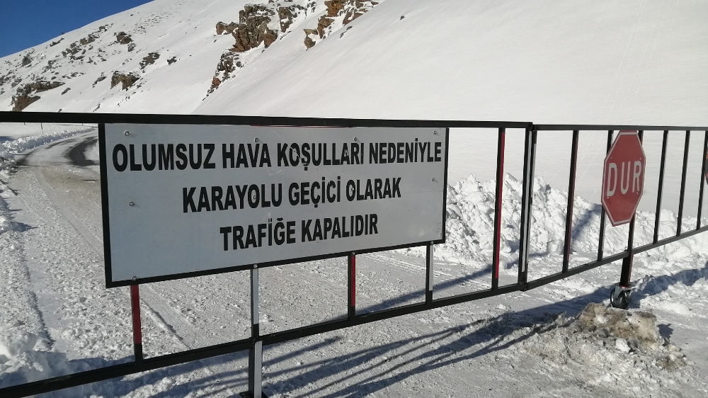Van-Bahçesaray yolu ulaşıma kapalı