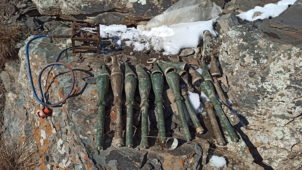 Van’da 10 adet RPG-7 antitank roketatar mühimmatı ele geçirildi