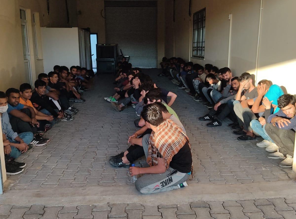 Van’da 17 kişilik minibüste 65 kaçak göçmen yakalandı