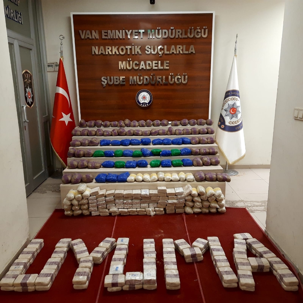 Van’da 246 kilo eroin ele geçirildi