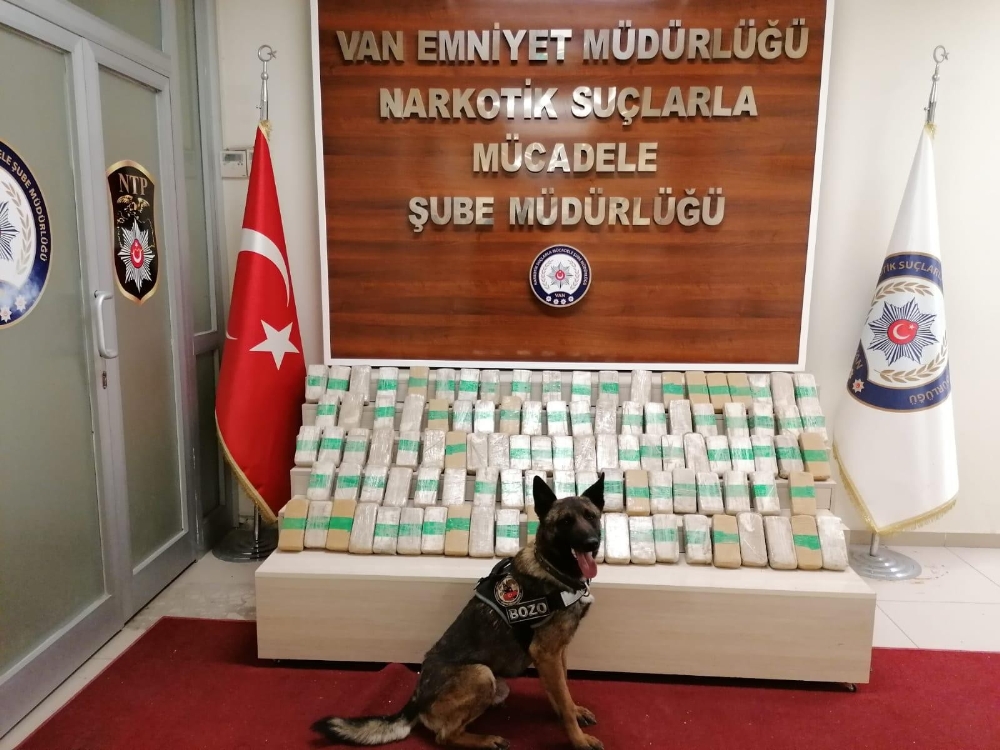 Van’da 53 kilo 200 gram eroin ele geçirildi