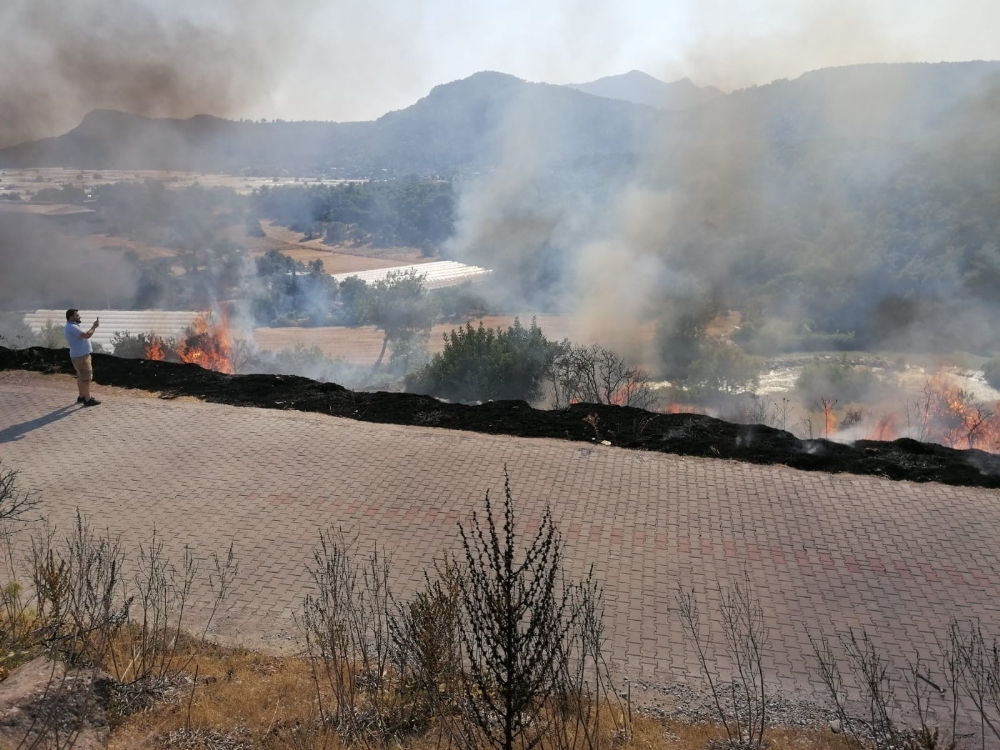 Xanthos Antik Kenti’ni tehdit eden yangın