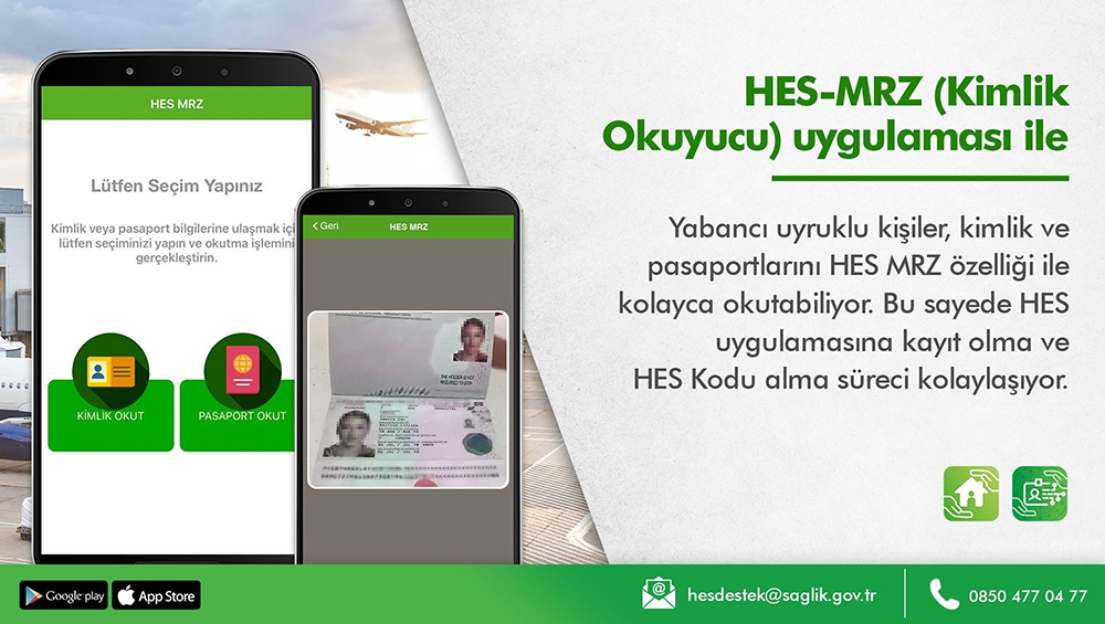 Yabancı uyruklu kişiler, HES MRZ ile HES hesaplarını kolayca oluşturabiliyor