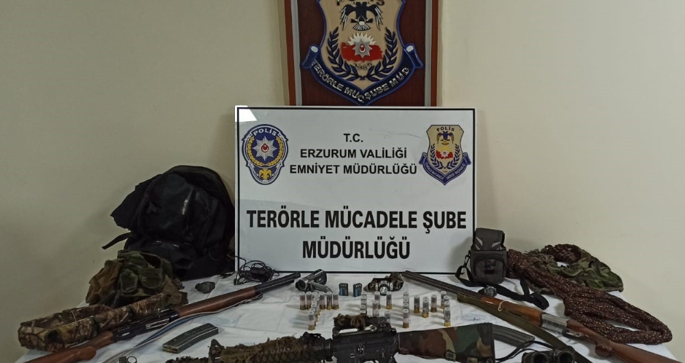 Yakalanan teröristin evinden mühimmat çıktı