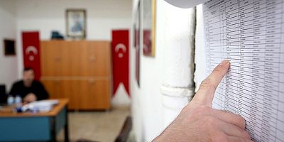 Yarın son gün: Seçmen listeleri askıdan iniyor