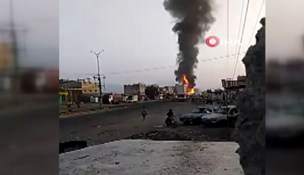 Yemen’de akaryakıt istasyonunda patlama