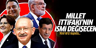 Yeni kriz kapıda! Davutoğlu: Millet ittifakı'nın ismi değişecek