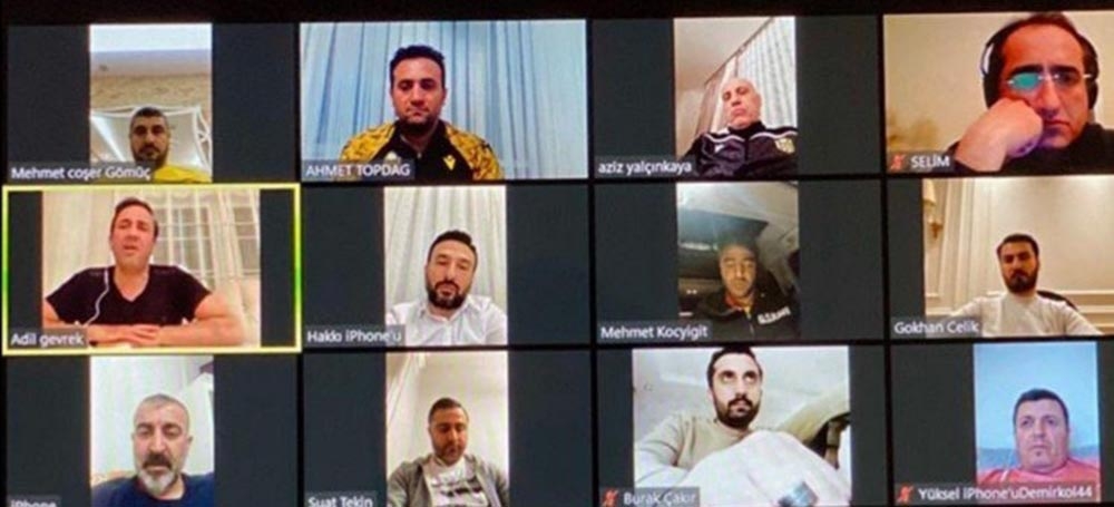 Yeni Malatyaspor yönetiminden telekonferanslı toplantı