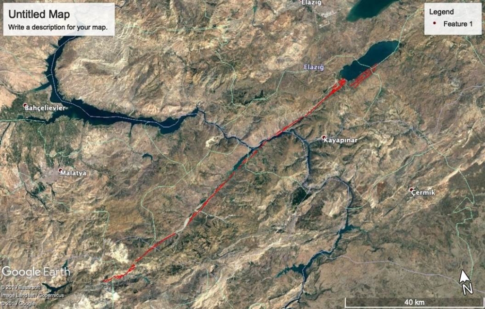 Yerbilimleri Araştırma Ekibi Elazığ’da araştırma yaptı