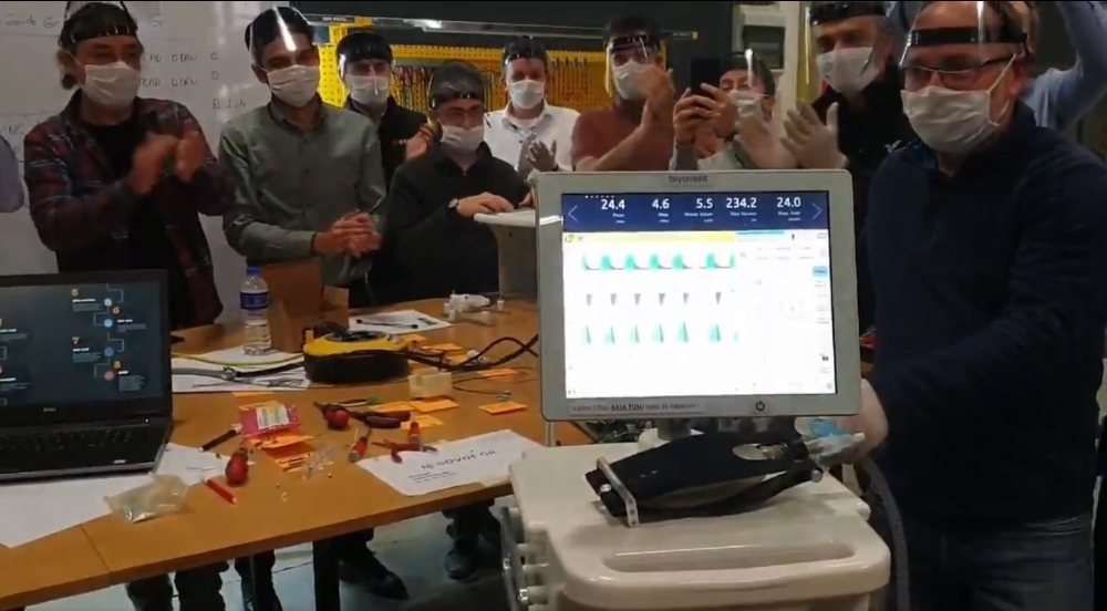 Yerli solunum cihazında ilk prototip üretildi, ilk teslimat 15 Nisan’da