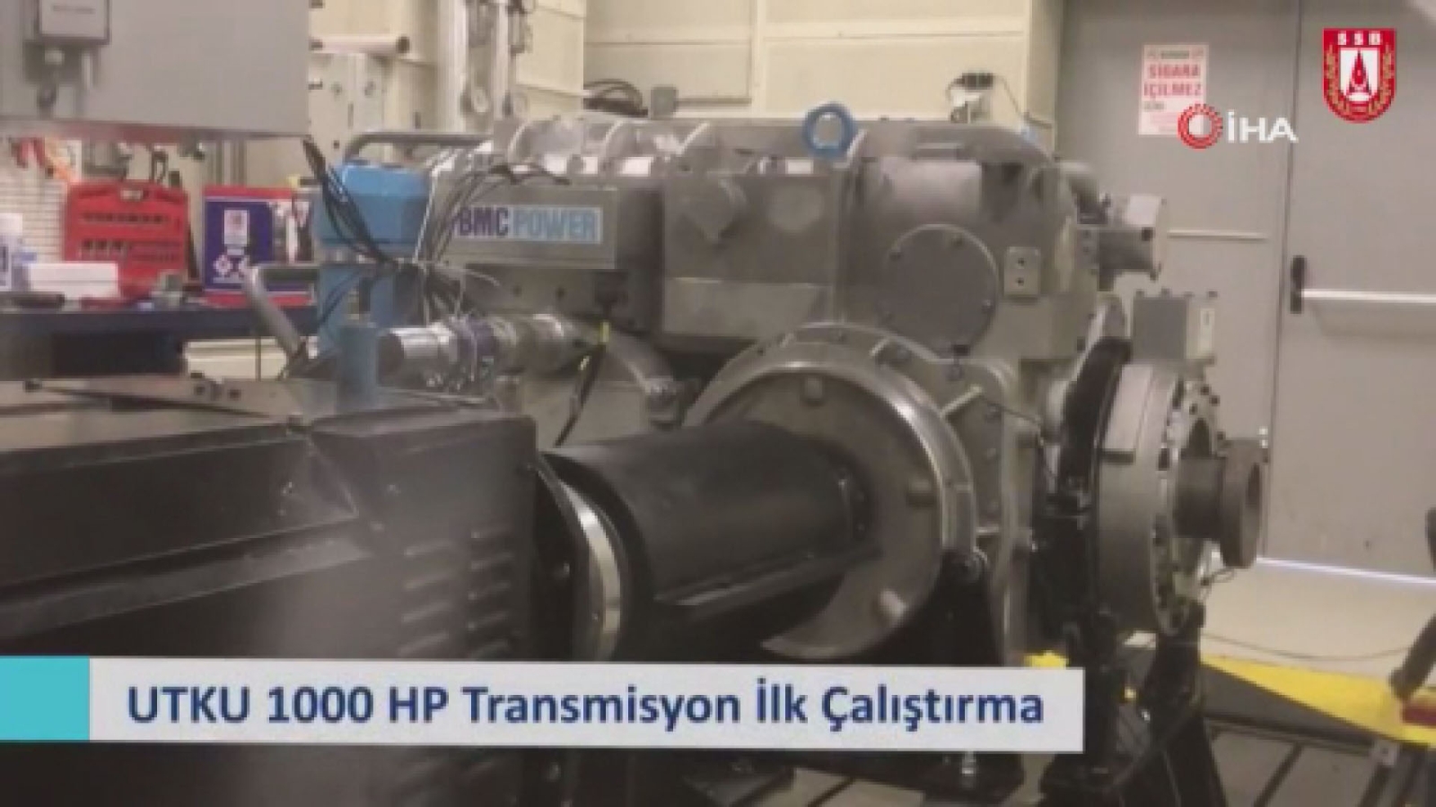 Yerli ve milli tank motoru olan bin beygirlik ’UTKU’ başarıyla çalıştı