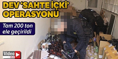 Yılbaşı Öncesi Dev Sahte İçki Operasyonu: 107 Gözaltı