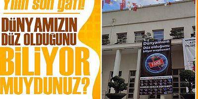 Yok artık dedirten haber! Ülkemizde artık düzdünyacılar da var 
