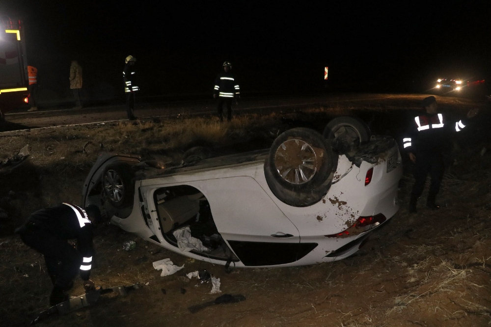 Yozgat’ta trafik kazası: 2’si polis 4 kişi yaralandı