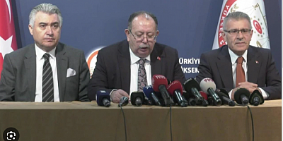 YSK Başkanı kesin olmayan sonuçları açıkladı!