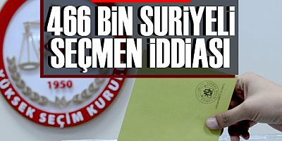 YSK'dan flaş Suriyeli seçmen açıklaması