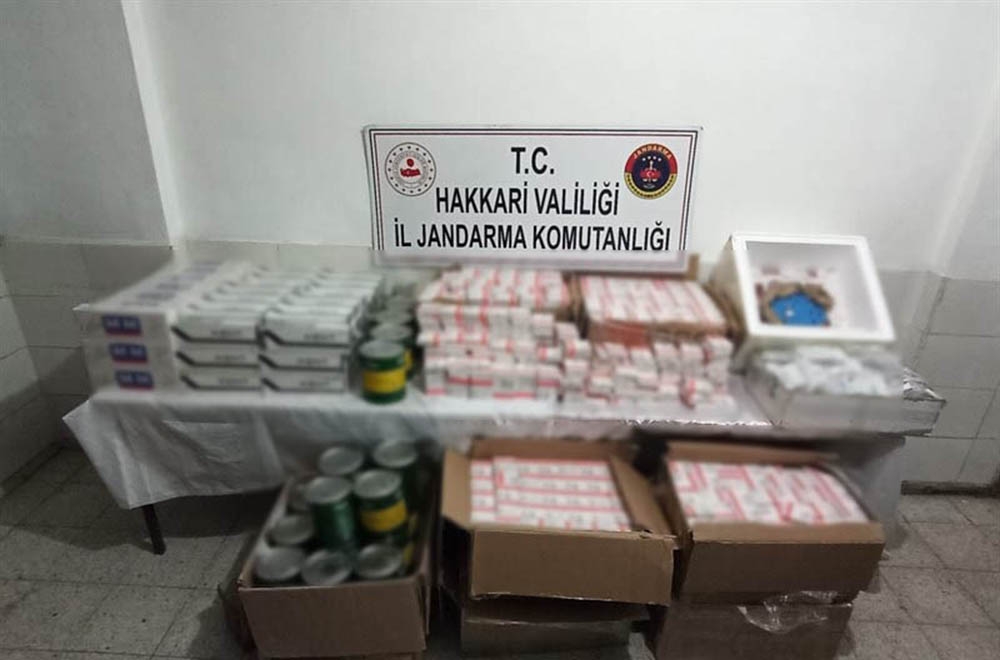 Yüksekova’da 300 bin TL değerinde tıbbi malzeme ele geçirildi