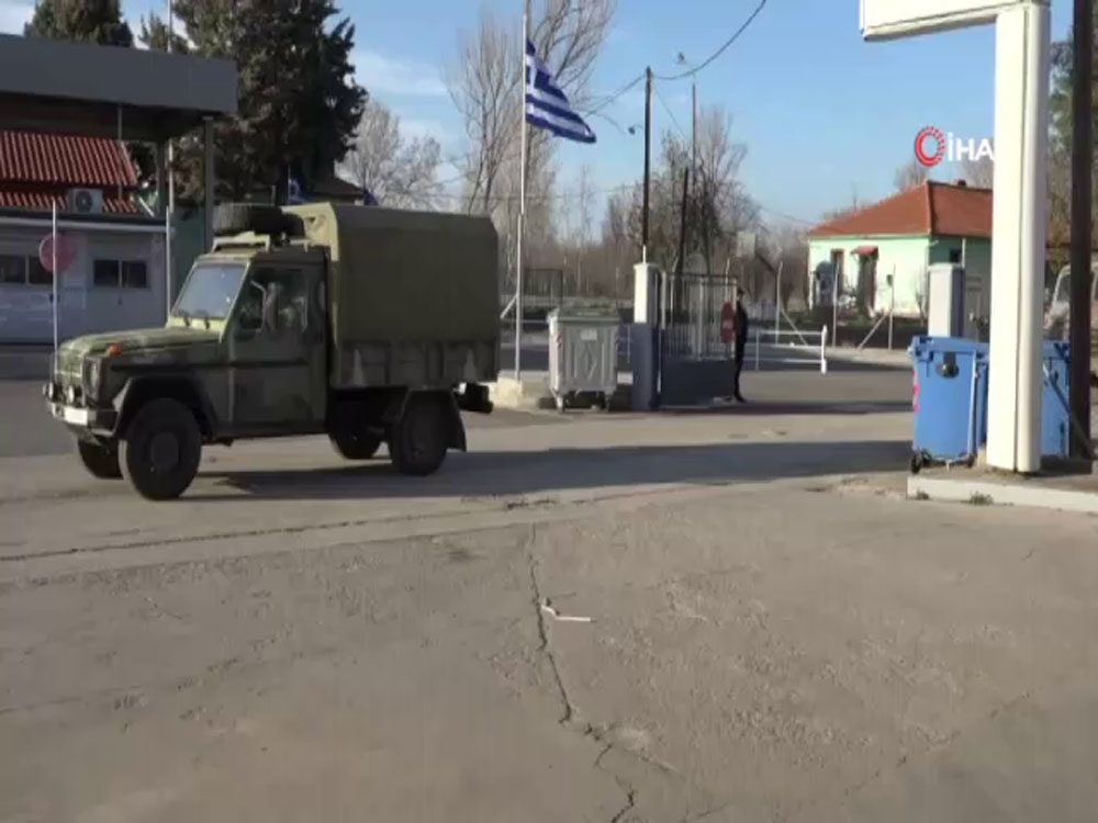 Yunan polisi Kastanies Sınır Kapısı’nda güvenlik önlemlerini arttırıyor