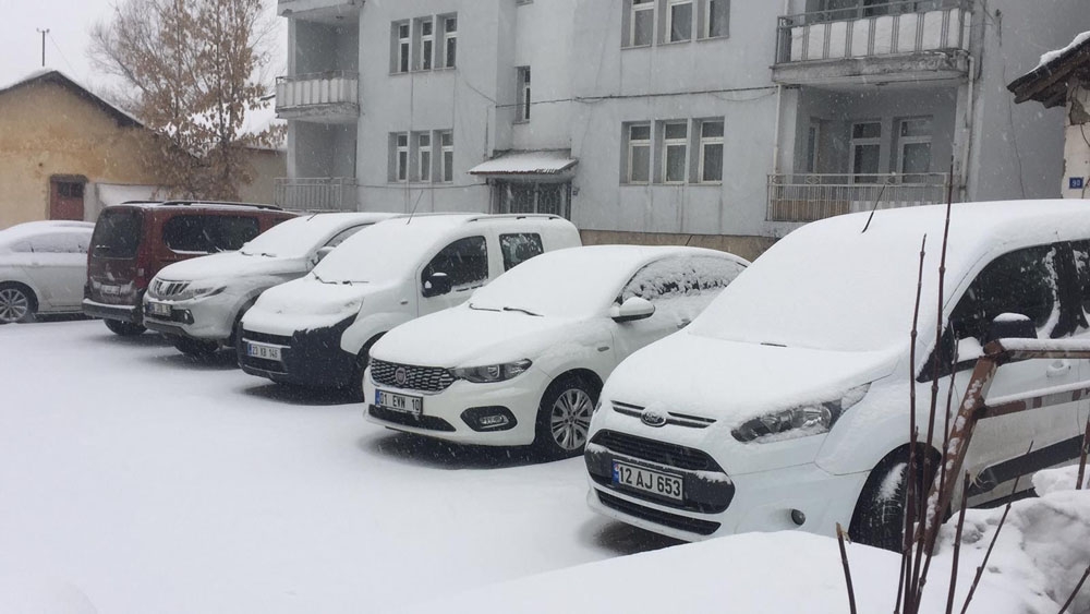 Yurttan kar manzaraları