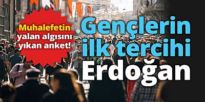 'Z kuşağı' anketi: Gençlerin ilk tercihi Erdoğan