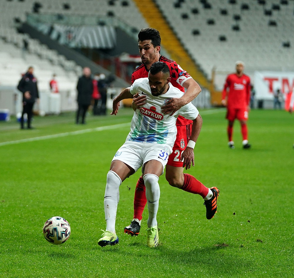 Ziraat Türkiye Kupası: Beşiktaş: 0 - Çaykur Rizespor. 0 (İlk yarı)