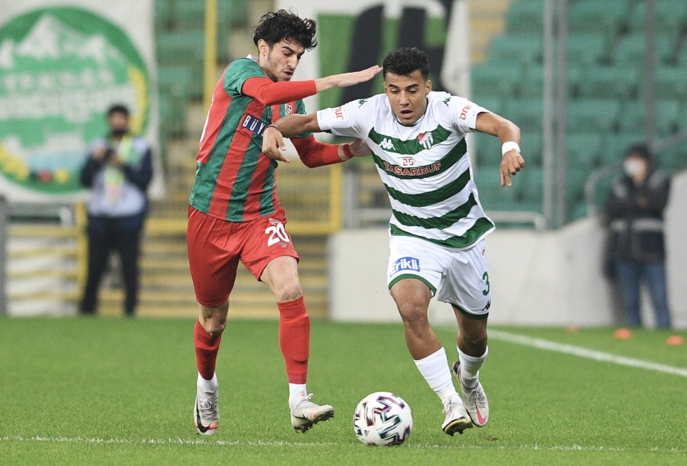 Ziraat Türkiye Kupası: Bursaspor: 0 - Karşıyaka: 0 (İlk yarı sonucu)