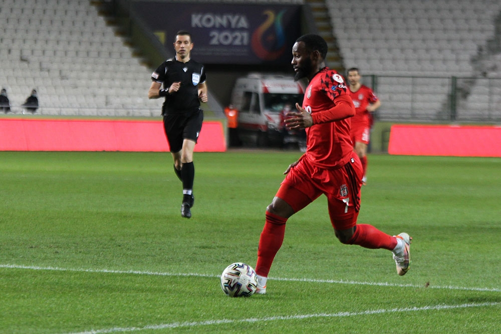 Ziraat Türkiye Kupası: Konyaspor: 1 - Beşiktaş: 1 (İlk yarı)