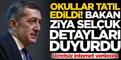  Ziya Selçuk evde eğitimin bütün detaylarını açıkladı!