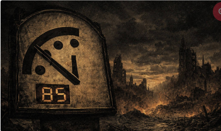 Tehlike çanları çalıyor: Kıyamet saati güncellendi! Gece yarısına 85 saniye